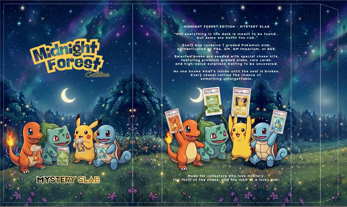Midnight Forest (POKEMON CARD) mockup 2