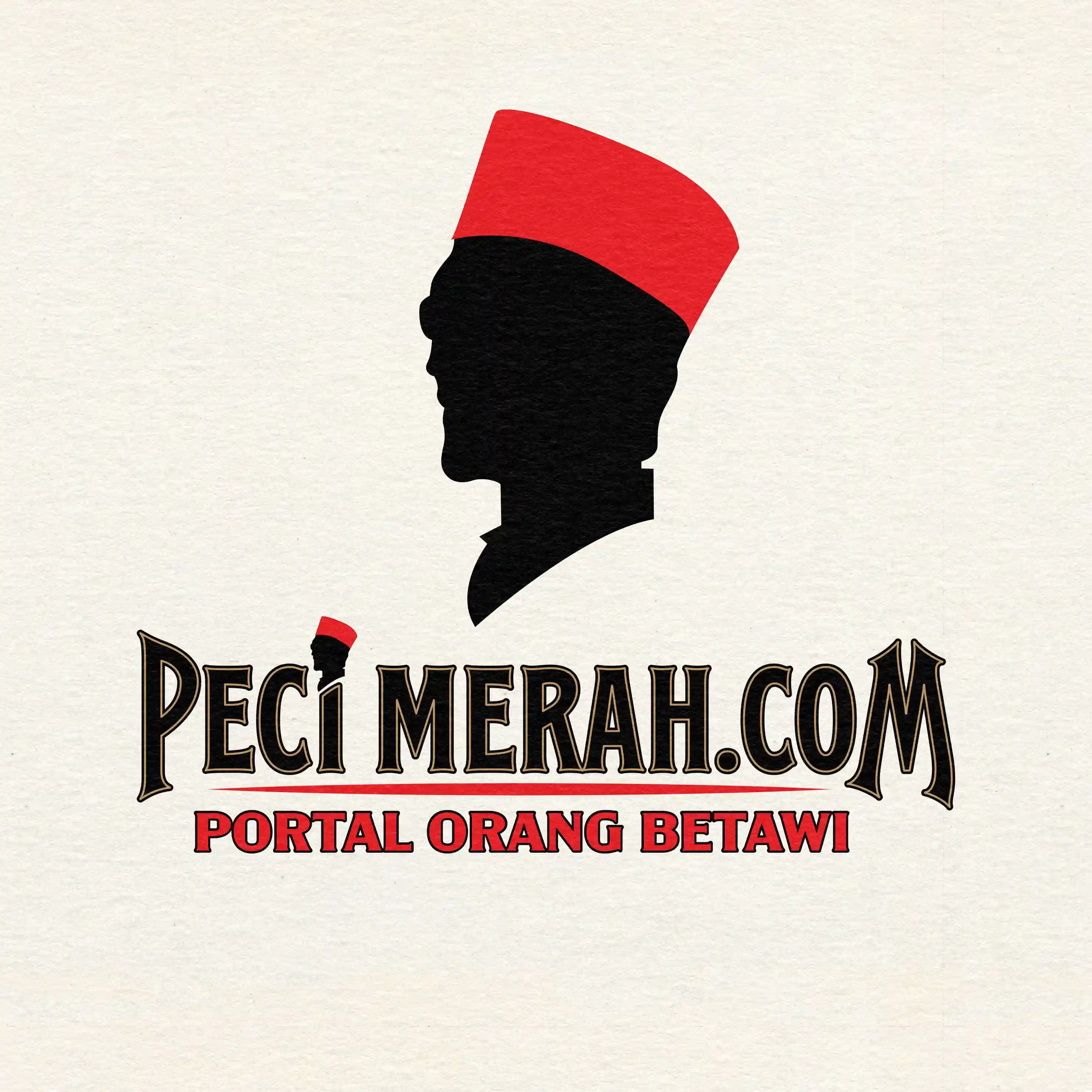 Peci merah Logo